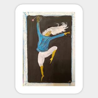 Age cannot wither her, nor custom stale her infinite variety Sticker